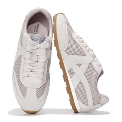 Project Cloud Women's | Genuine Leather Sneakers | Memory Foam Technology | Lightweight | Anti-Slip - Tiger