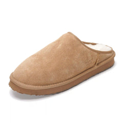 Project Cloud Men's | Genuine Leather House Slippers | Memory Foam | Lightweight | Non-Slip - Chill