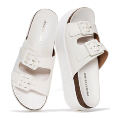 Project Cloud Women's | Wedge Platform Sandals | Eco-Leather Upper | Memory Foam | Non-Slip - Softy