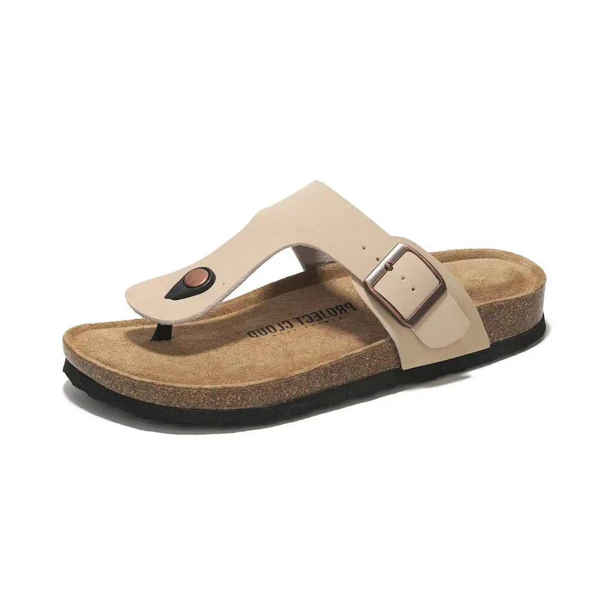 Project Cloud Women's | 100% Genuine Leather Thong Sandals | Water Resistant | Lightweight | Non-Slip - Britani