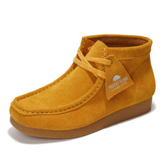 Project Cloud Women's | 100% Genuine Suede Ankle Boots | ProjectPlush | Non-Slip - Wally Boot