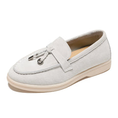 Project Cloud Kids Genuine Leather Girls Shoes Loafer | Memory Foam | Lightweight | Non-Slip - Little Iris