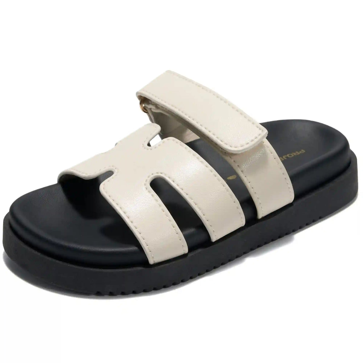 Project Cloud Kids Sandals | 100% Genuine Leather Sandals for Girls | Plush & Soft Insole | Lightweight | Non-Slip - Mayvy Kids