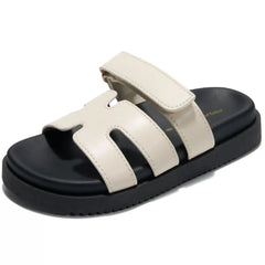 Project Cloud Kids Sandals | 100% Genuine Leather Sandals for Girls | Plush & Soft Insole | Lightweight | Non-Slip - Mayvy Kids