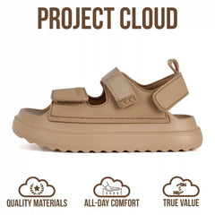 Project Cloud Kids Sandals | Adjustable Straps Kids Sandals | Plush & Soft Insole | Lightweight | Non-Slip - Little Goldie