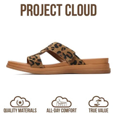 Project Cloud Women's | 100% Genuine Leather Sandals for Women | Lightweight | Non-Slip - Nina