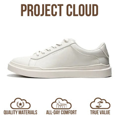 Project Cloud Men's | Eco-Leather Sneakers | Memory Foam Technology | Lightweight | Anti-Slip - Tilton