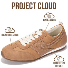 Project Cloud Women's | Stylish Sneakers for Women | Memory Foam Insole | Lightweight | Non-Slip - Monica