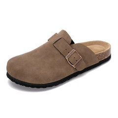 Project Cloud Women's | Genuine Suede Footbed Clogs | ProjectPlush | Lightweight | Non-Slip - Benton