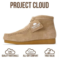 Project Cloud Kids | Genuine Leather Ankle Boots | Lightweight | Water Resistant | Non-Slip - LilWallyBoot