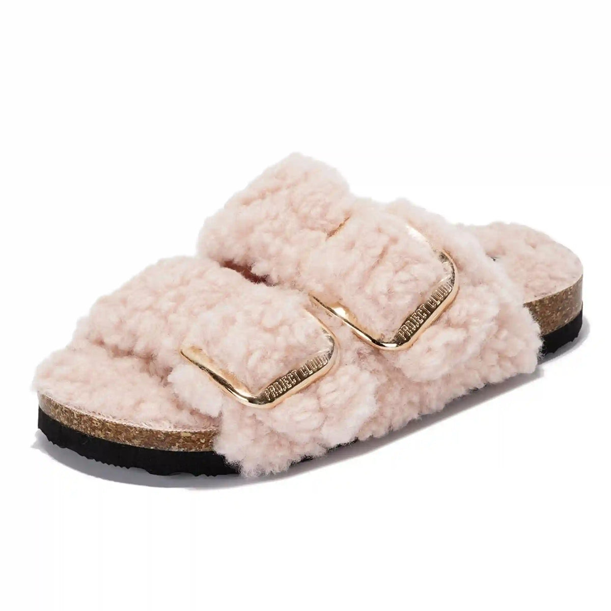 Project Cloud Kids Fur Sandals with Adjustable Buckle | Water Resistant | ProjectPlush | Lightweight | Non-Slip - Little Santorini Fur