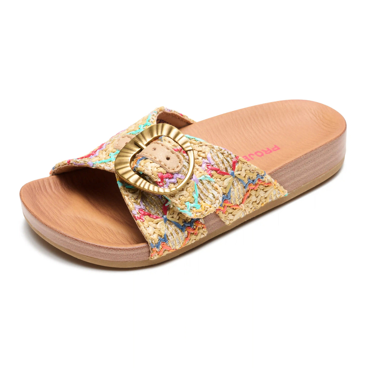 Project Cloud Kids | Eco-Leather Adjustable Buckle Toddler Slides | Plush & Soft Insole | Lightweight | Non-Slip - Beaming Kids
