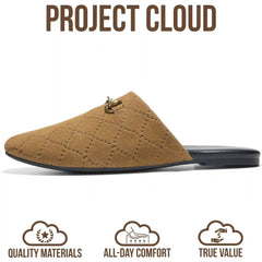Project Cloud Women's | Horse Bit Mules | Memory Foam Insole | Lightweight | Non-Slip - Cassidy