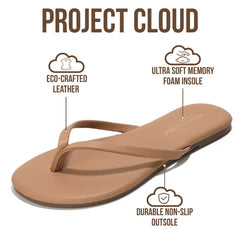 Project Cloud Kids | Eco-Leather Sandals | Memory Foam| Lightweight | Non-Slip -Little Foundations