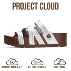 Project Cloud Women's | Wedge Platform Sandals | Comfortable Soft Insole | Lightweight | Non-Slip - Pasadena