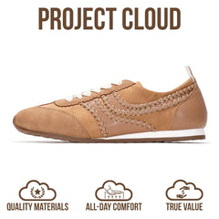 Project Cloud Women's | Stylish Sneakers for Women | Memory Foam Insole | Lightweight | Non-Slip - Monica