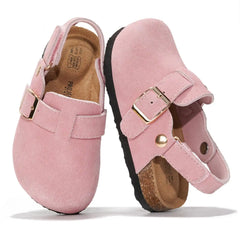 Project Cloud Kids | Genuine Leather Clogs | ProjectPlush | Lightweight | Non-Slip - Little Benton Strap
