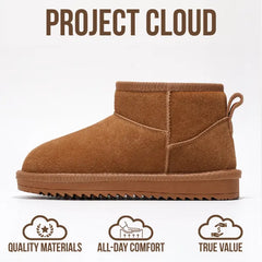 Project Cloud Kids | Ankle Boots for Girls | Genuine Leather | Memory Foam | Lightweight | Non-Slip - Julia
