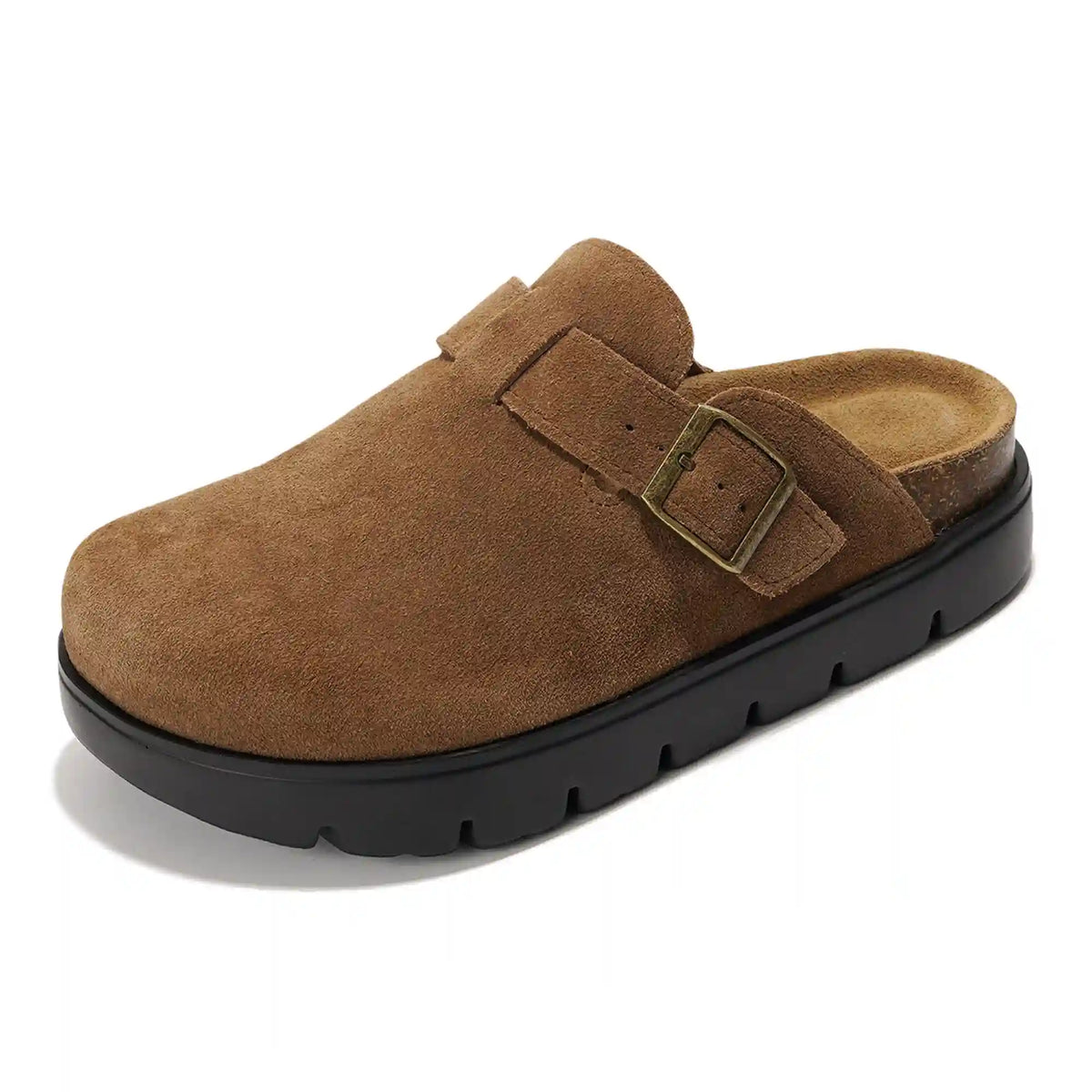 Project Cloud Women's | Genuine Leather Clogs | ProjectPlush | Lightweight | Non-Slip - Benton Chunky