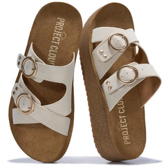 Project Cloud Women's | Eco-Crafted Leather Women's Summer Shoes | Lightweight | Non-Slip - Kristi