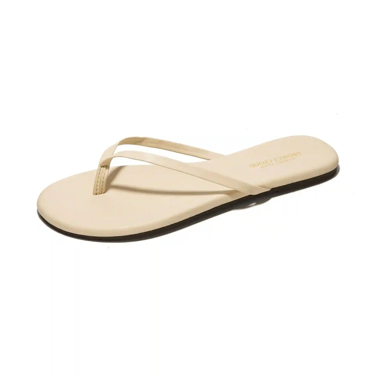 Project Cloud Women's | Eco-Leather Women Flip Flops | Memory Foam | Lightweight | Non-Slip - Foundations