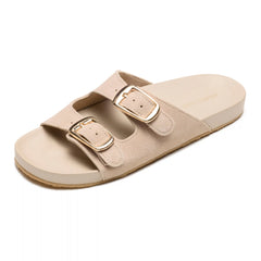 Project Cloud Women's | 100% Genuine Leather Sandals for Women | Plush & Soft Insole | Lightweight | Non-Slip - Dainty