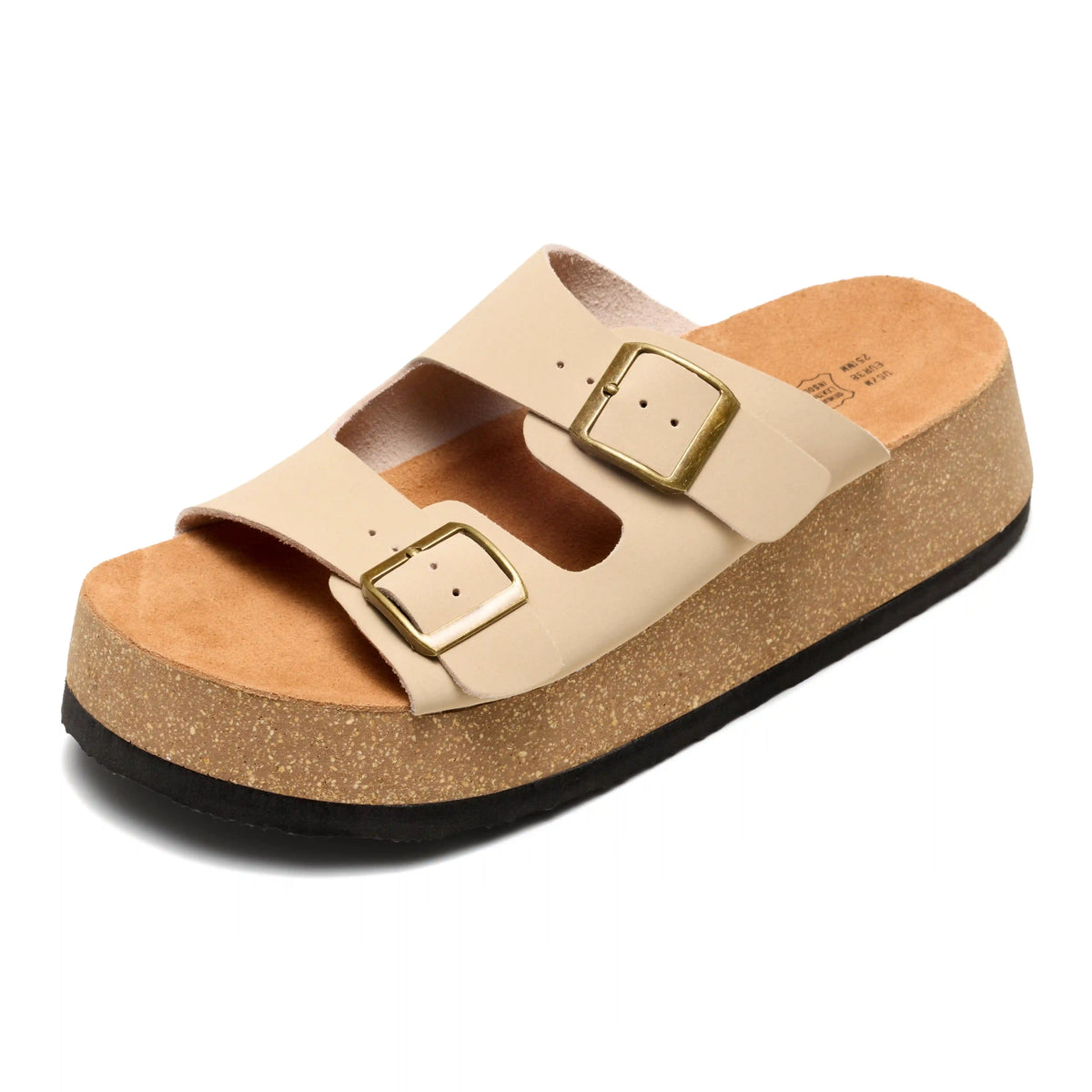 Project Cloud Women's | 100% Genuine Leather Platform Sandals for Women | Plush & Soft Insole | Lightweight | Non-Slip - Barcelona