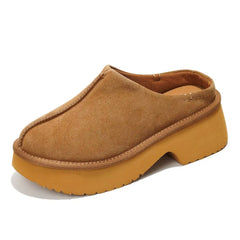 Project Cloud Women's | Genuine Suede Slip-on Mules | Memory Foam | Lightweight | Non-Slip - Johnna