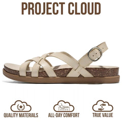 Project Cloud | Summer Slides for Women 2026 | Plush and Soft Insole | Lightweight | Non-Slip - Lushy