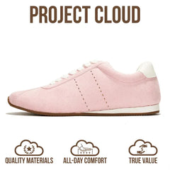 Project Cloud Women's | Lace-up Fashion Sneakers | Memory Foam | Lightweight | Non-Slip - Panther